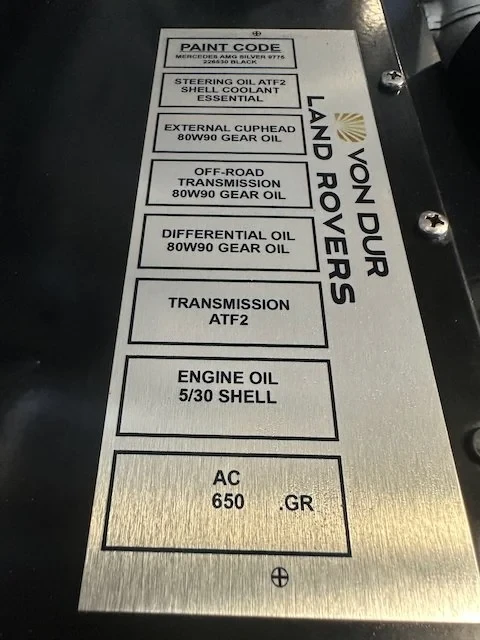 2000 Von Dur Land Rover Defender 110
